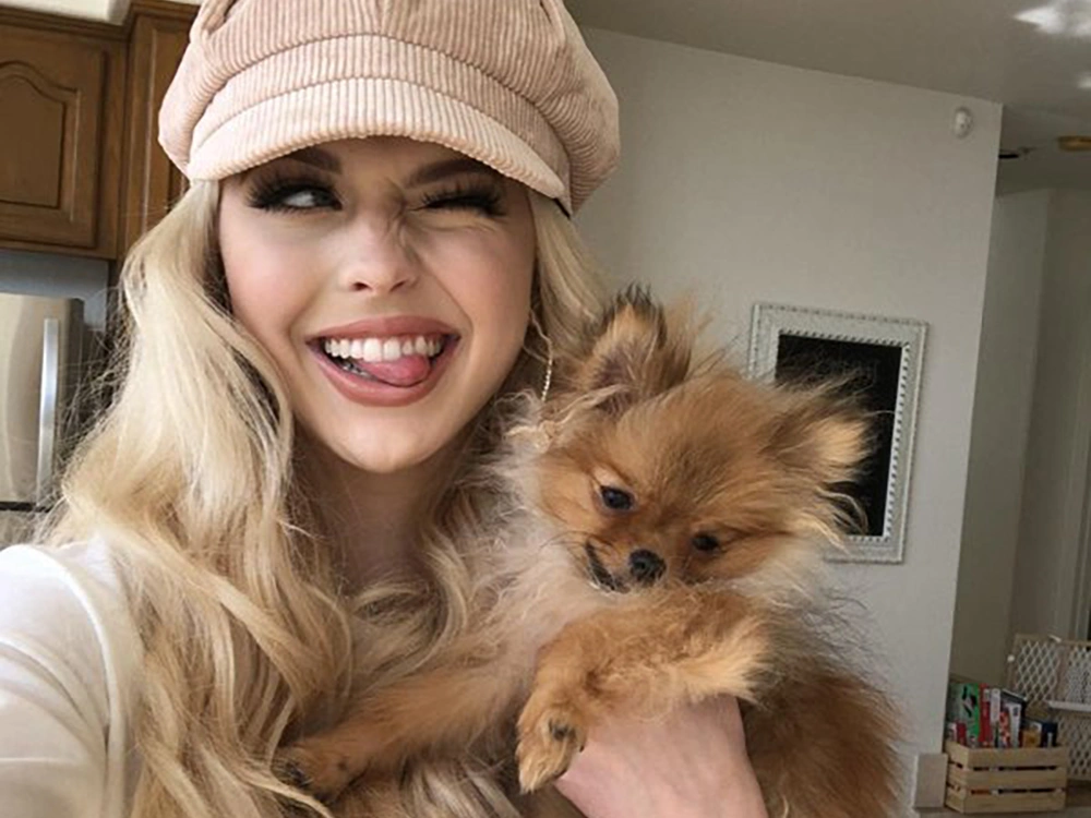 Loren Gray and Angel Pom