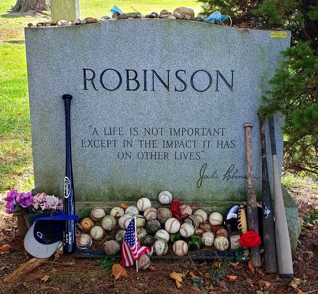 Jackie Robinson's grave