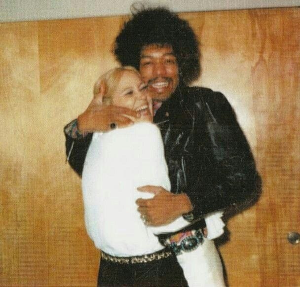 Jimi Hendrix and Monika Dannemann